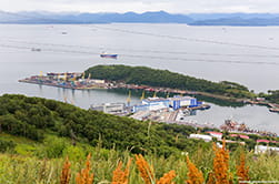 sea pier in Petropavlovsk
