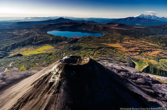 Karymsky volcano flight