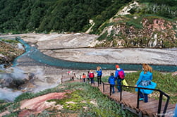 crater lake Kamchatka trip
