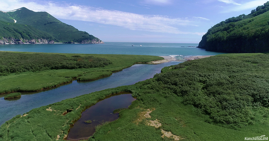 Bays in Kamchatka.