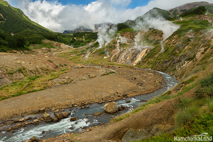 Panorama of the springs