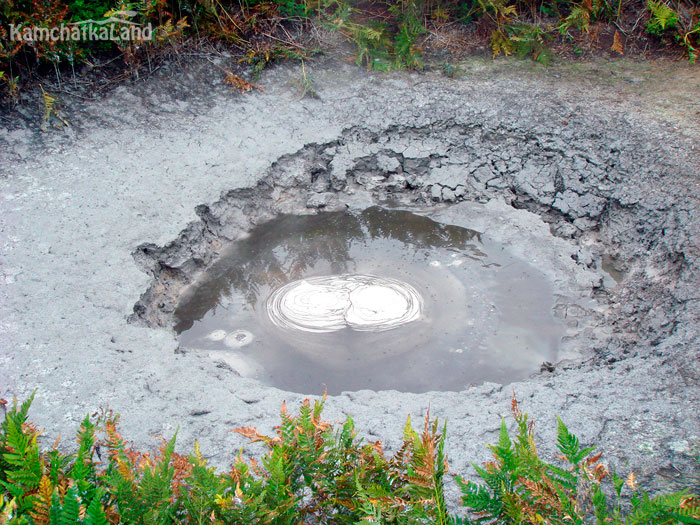 Caldera of the Uzon volcano.