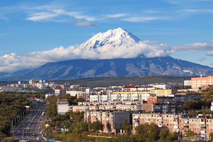 Koryaksky volcano.