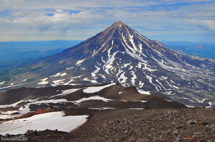 Koryaksky volcano.