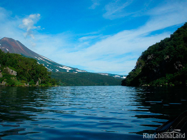 On a boat between the islands.