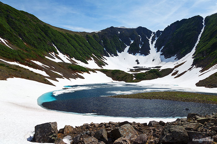 Blue Lakes in May.