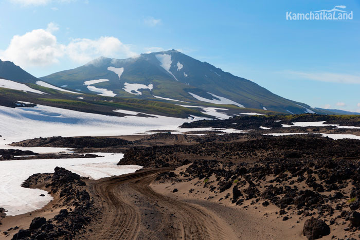 Mutnovsky volcano.