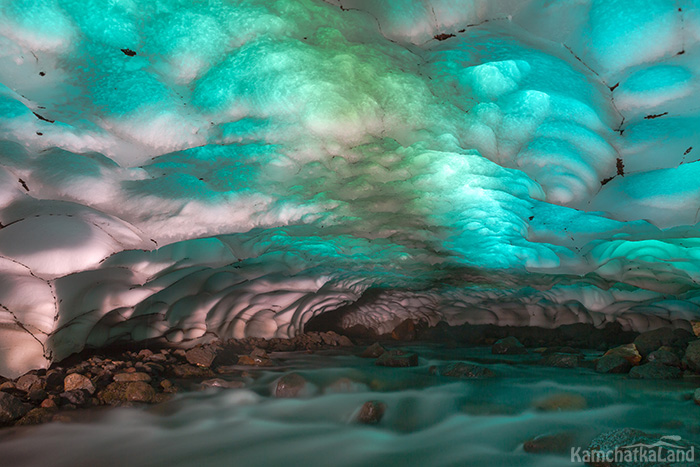 ice caves.