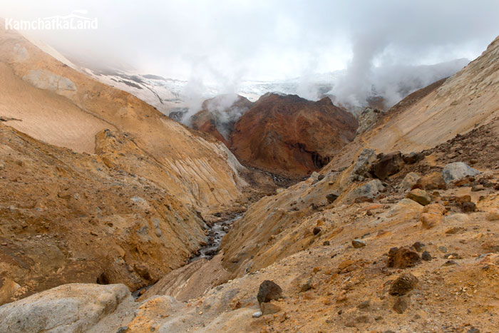 Mutnovsky volcano.