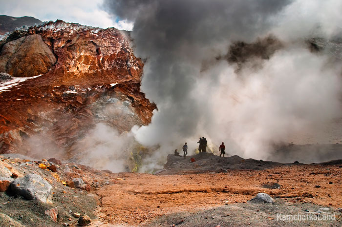 Mutnovsky Volcano.