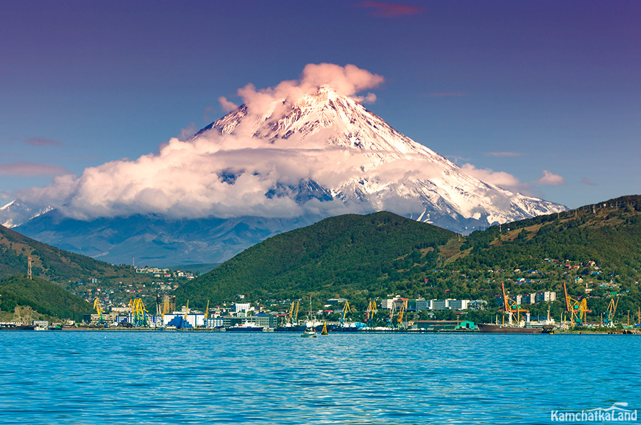 petropavlovsk kamchatsky volcano.