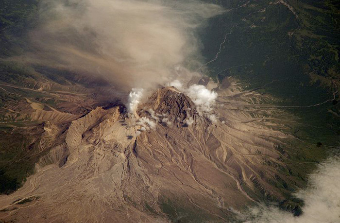 Volcano from the top