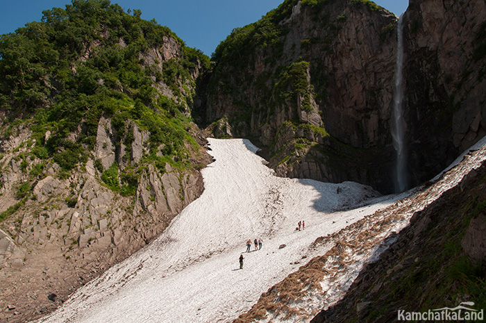 Kamchatka Vilyuchinsky Waterfall.