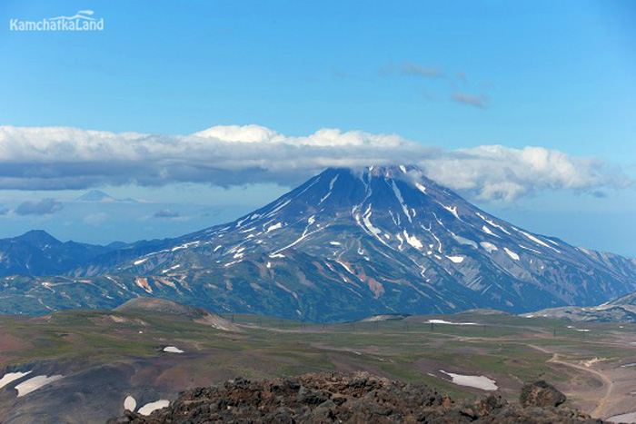 Vilyuchinsky volcano in Kamchatka.