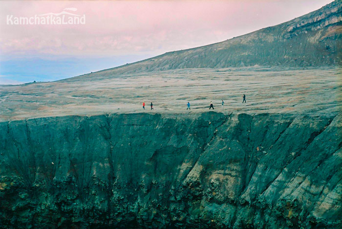 Gorely Volcano on Kamchatka Peninsula.