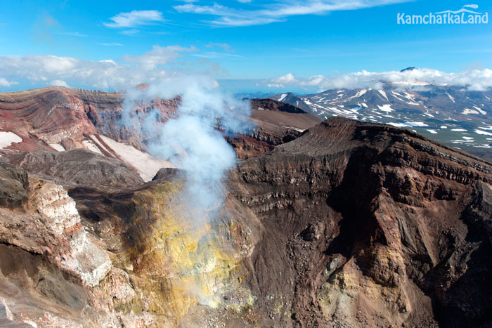 Gorely Volcano.