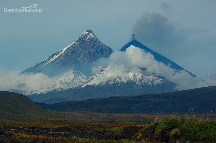 Volcanic eruption.