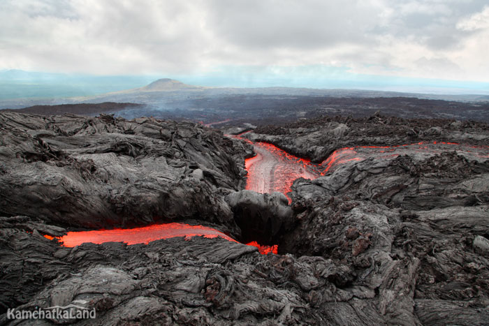 Plosky Tolbachik volcano.